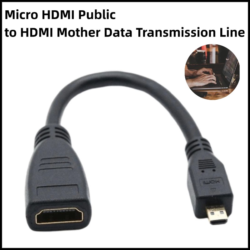 Pi Camera Cable - 4K 60Hz ไมโคร HDMI เป็นสาย HDMI