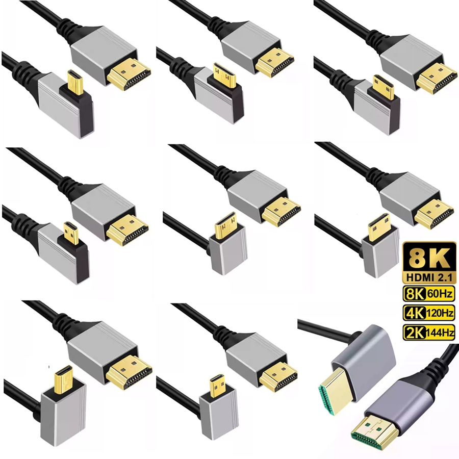 Pi Camera Cable - Micro HDMI เข้ากันได้กับสาย HDMI 8K สําหรับ