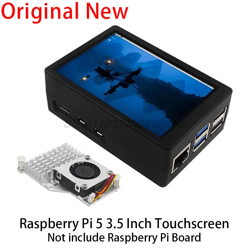 Pi 5 Case - 3.5 นิ้ว Raspberry Pi 5 หน้าจอสัมผัส
