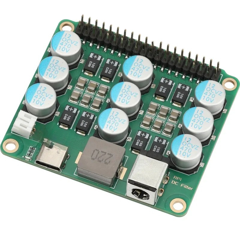 Raspberry Pi 4 - บอร์ดขยายสัญญาณ I2S พร้อมฟิลเตอร์ CLC สำหรับ Raspberry