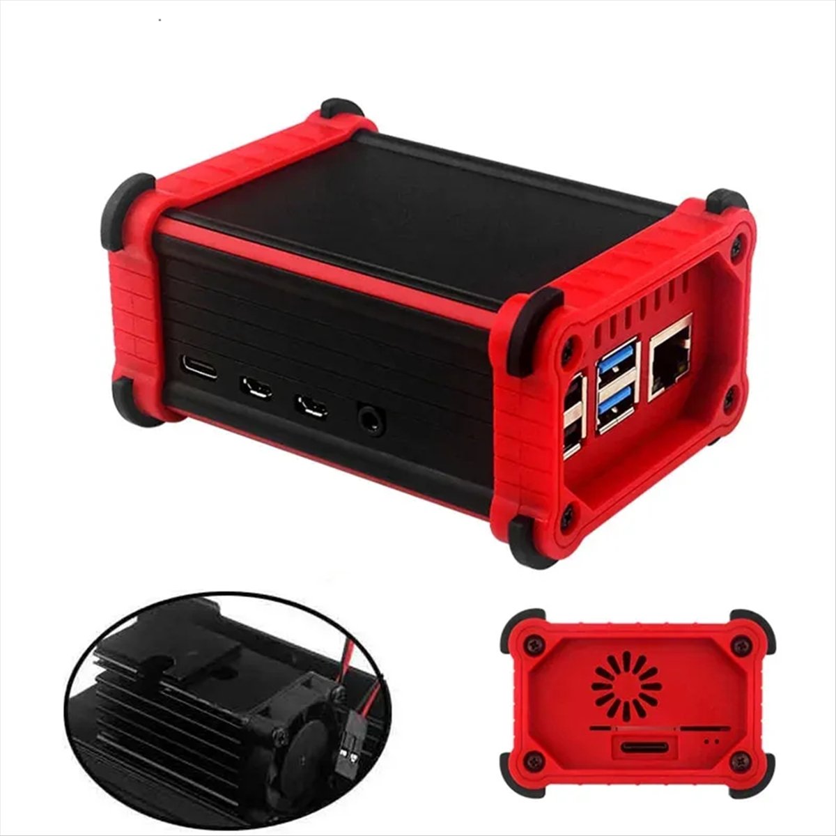 T1032C-สำหรับเคสอะลูมิเนียม 4  - Pi 4 Case บทวิจารณ์และราคา
