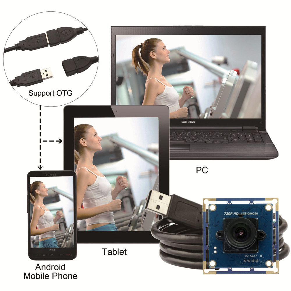 720P HD ไมโครยูเอสบีกล้องโมดูล - Pi Camera Cable บทวิจารณ์และราคา