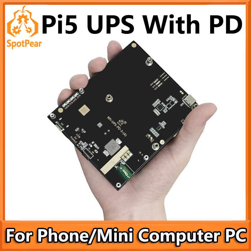 Raspberry Pi 5 / 4B UPS พร้อมร - Pi Power Supply บทวิจารณ์และราคา