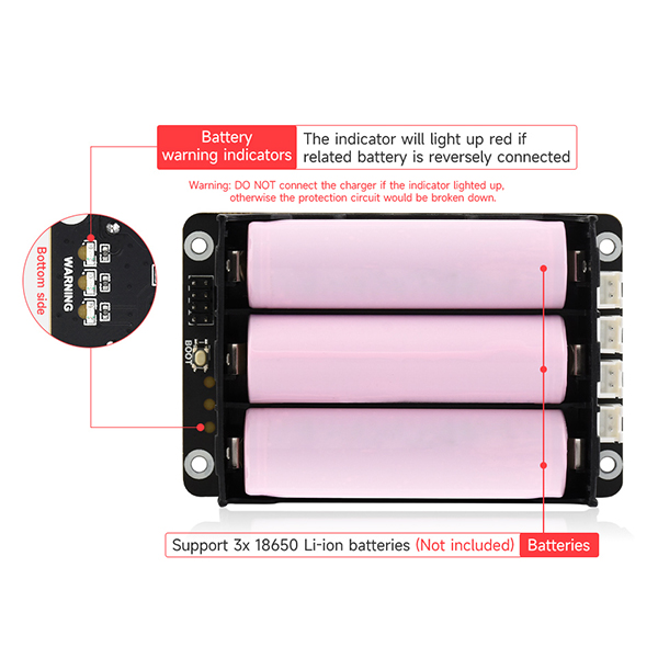 หมวก Raspberry Pi 5 UPS รองรับ - Pi Power Supply บทวิจารณ์และราคา