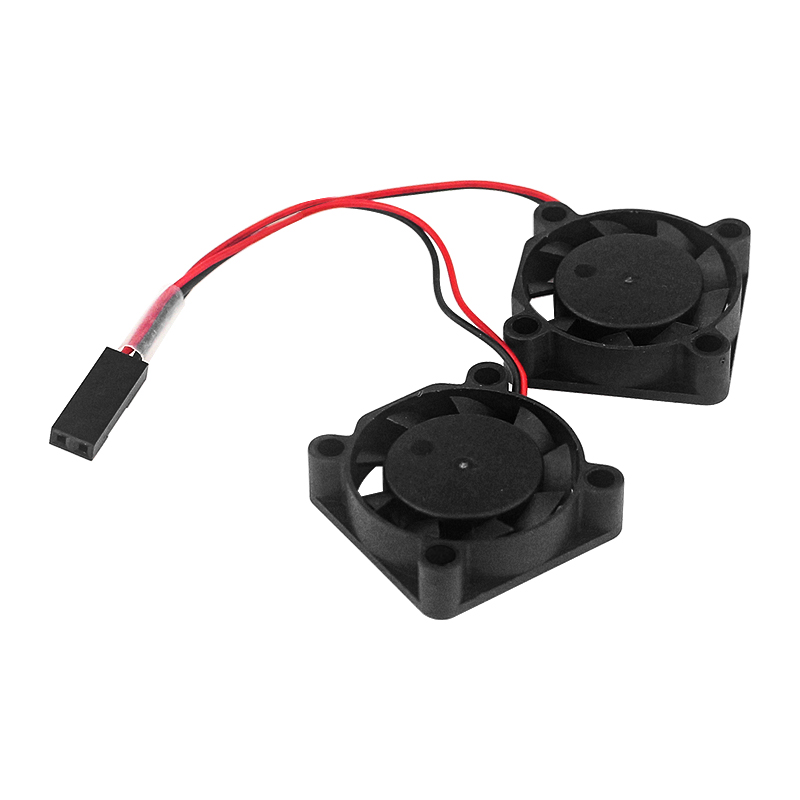พัดลมหม้อน้ําคู่สําหรับ Raspbe - Pi Cooler บทวิจารณ์และราคา
