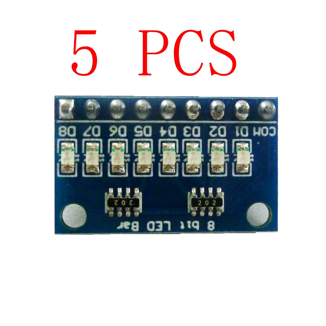 5ชิ้น8บิต3.3V 5V สีน้ำเงิน/แดง - Raspberry Pi Kit บทวิจารณ์และราคา