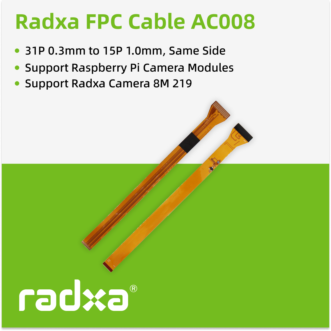 สายเคเบิล FPC สำหรับกล้อง Radx - Pi Camera Cable บทวิจารณ์และราคา