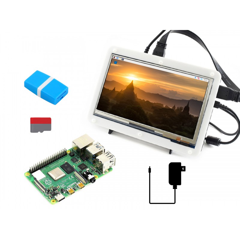 ชุดจอแสดงผล Raspberry Pi 4 Mod - Pi 4 Case บทวิจารณ์และราคา