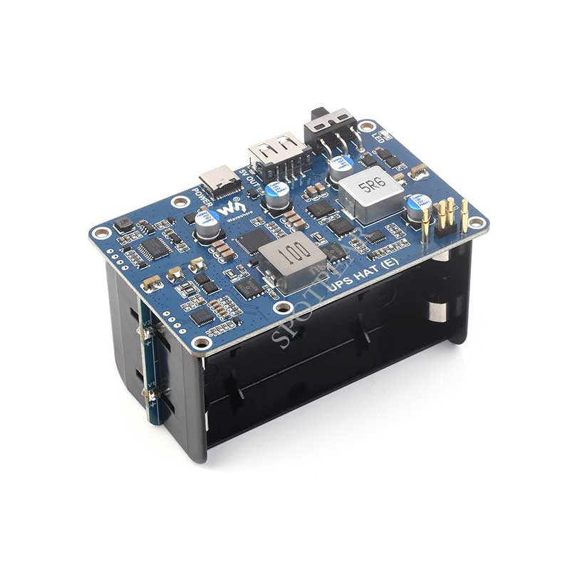 หมวกราสเบอร์รี่ Pi 5 UPS E 4-พ - Pi Power Supply บทวิจารณ์และราคา