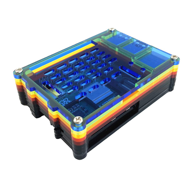 เคสสีดำราสเบอร์รี่ Pi 5ชั้นสีด - Pi 5 Case บทวิจารณ์และราคา