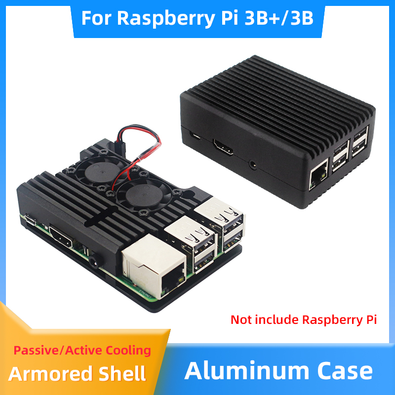 Raspberry Pi 3B + 3B อลูมิเนีย - Pi Cooler บทวิจารณ์และราคา